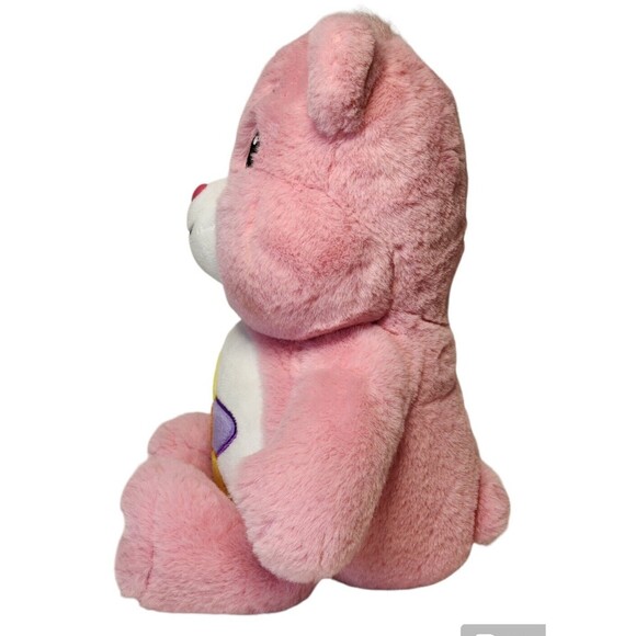 Care Bears Hopeful Heart Bear Pink 14" Plush Stuffed Animal Toy Collectible - Picture 3 of 7